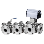 KTM Series MB1 Three Way Floating Ball Valves