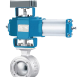 LINUO Series RV Wafer Straight Type Segment Ball Valve