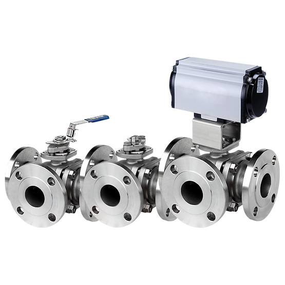 KTM Series NB1 Three Way Floating Ball Valves