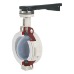 Neotecha NeoSeal Lined Butterfly Valve with Manual Actuator