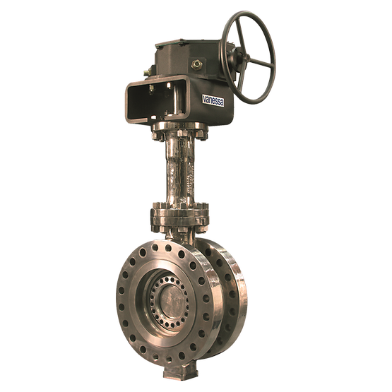 Vanessa Series 30,000 Cryogenic Triple Offset Valve with Manual Actuator